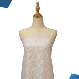 White French Lace - Fabric