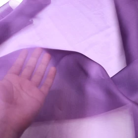 Plain Organza Violet Fabric - 010