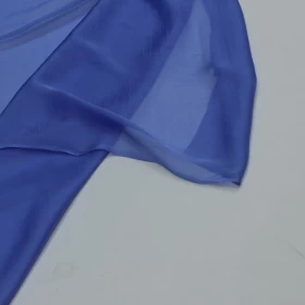 Ship Cove Blue Chiffon Pure silk Fabric - 062