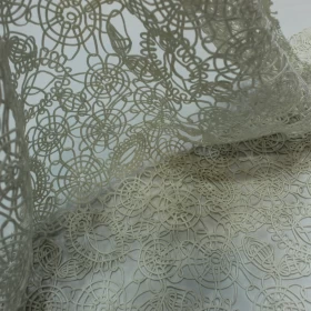 White embroidery lace Fabric - 027