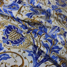 Pattern Silk Fabric-0040