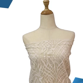 White French Lace - Fabric