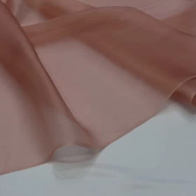 Hemp Pink Organza Fabric- 044