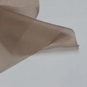 Americano Brown Organza Fabric- 101