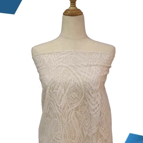 White French Lace - Fabric