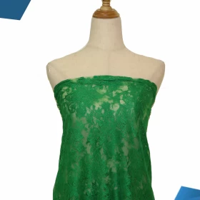 Green French Lace - Fabric