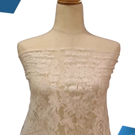 White French Lace - Fabric