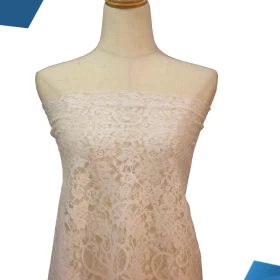 White French Lace - Fabric