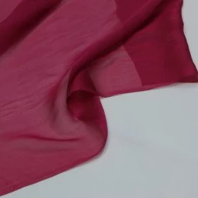 Claret Chiffon Pure silk Fabric - 052