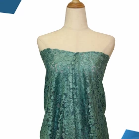 Green French Lace - Fabric