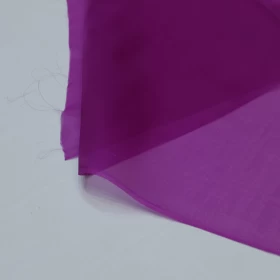 Plum Purple Organza Fabric- 022