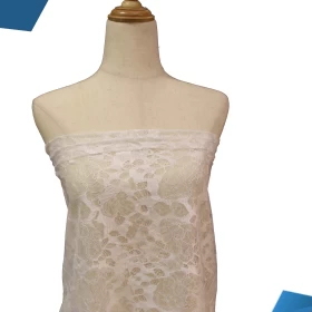 White French Lace - Fabric