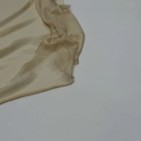 Granite Brown Chiffon Pure silk Fabric - 091