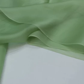 Laurel Green Organza Fabric- 059