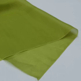 Sycamore Green Organza Fabric- 050