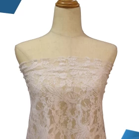 White French Lace - Fabric